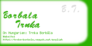 borbala trnka business card